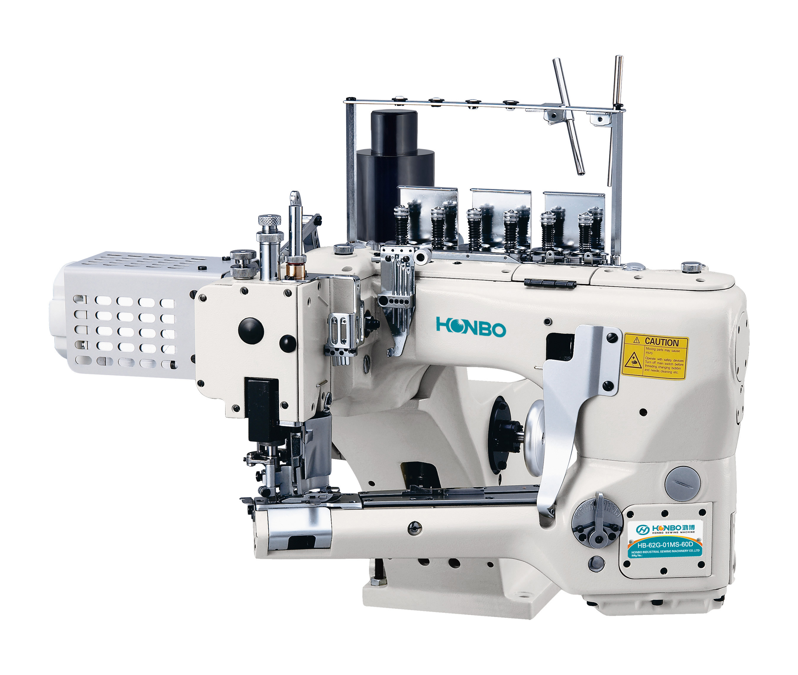 HB-62G-01MS-60D direct-drive 4 needle 6 thread knitting cylinder bed interlock sewing machine