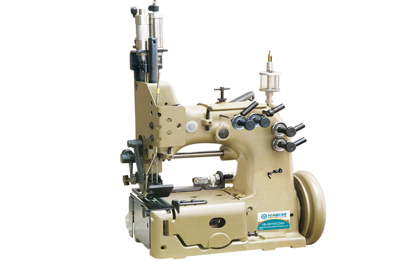 HB-80700CD4H Double-needle overedging sewing machine