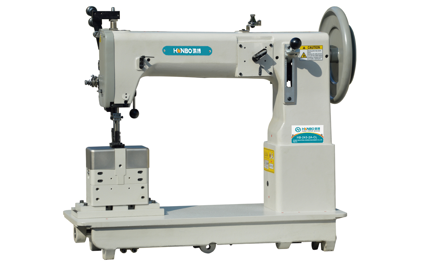 HB-243-2A-CL double-needle post-bed type sewing machine for extra-thick with comprehensive