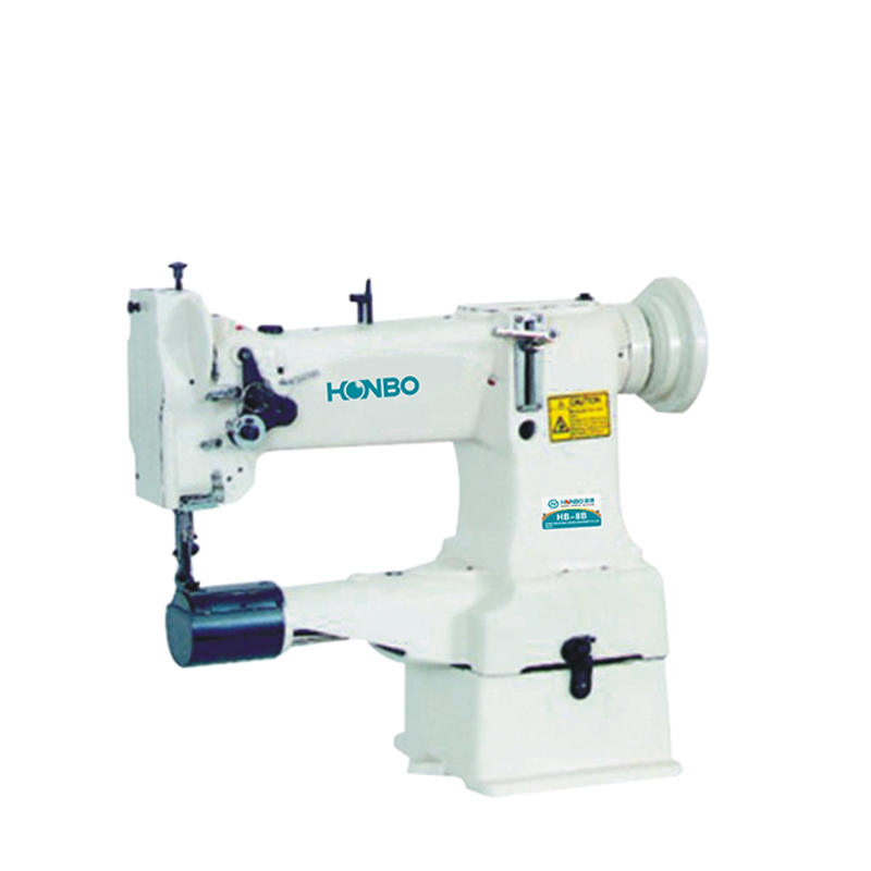 HB-8B industrial single needle unison feed bag shoe leather belt making cylinder bed sewing machine